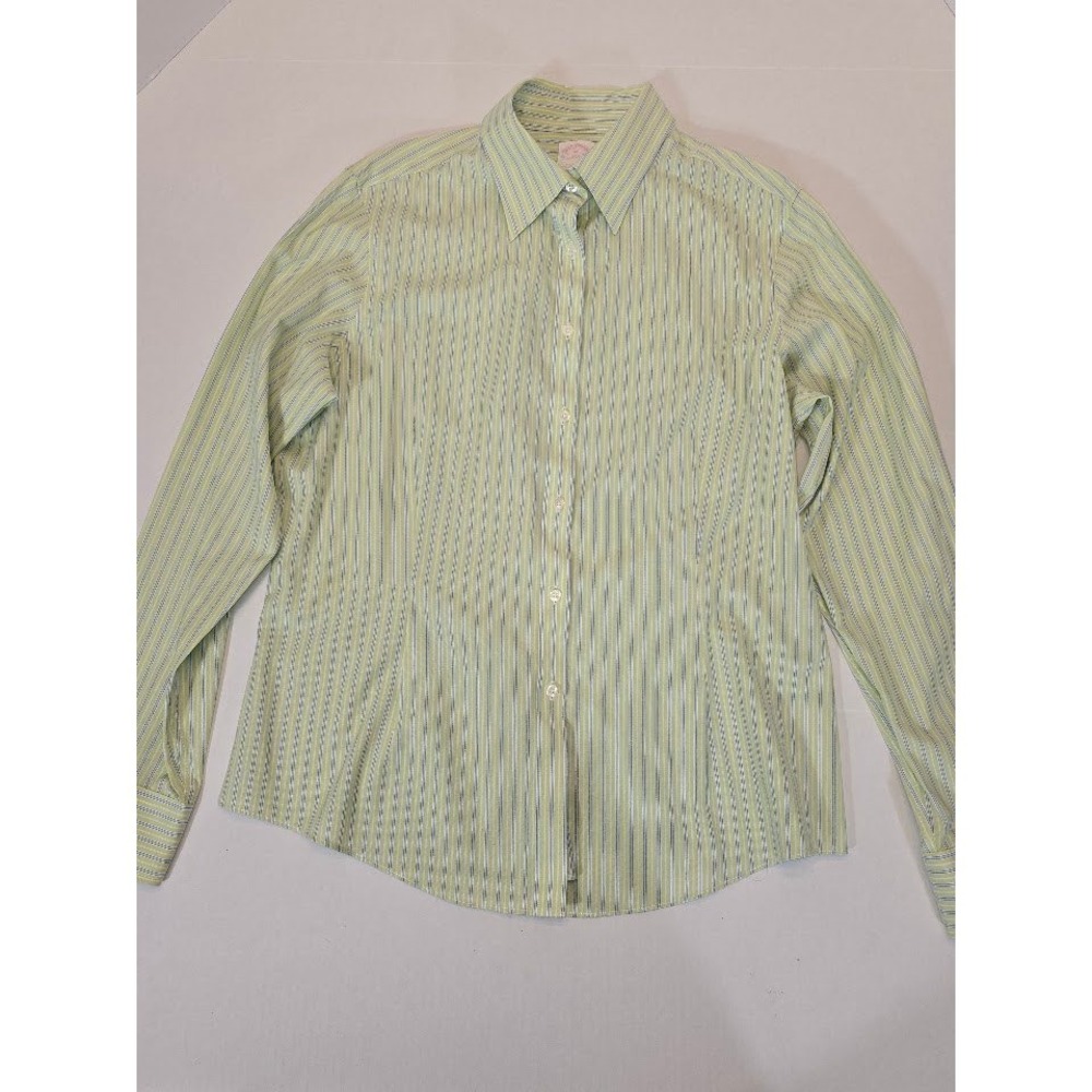 Brooks Brothers 346 Mens Striped Button Down Long Sleeve Shirt‎ Size 16